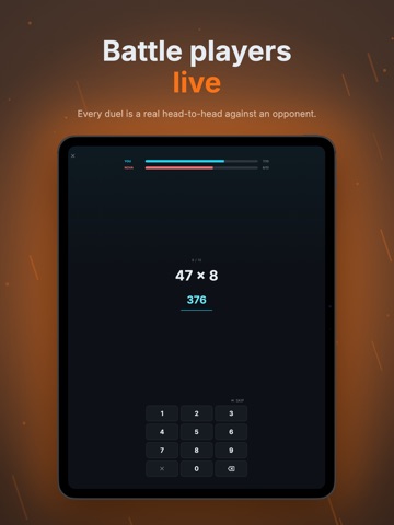 Math Rise: Mental Math Duel iPad screenshot