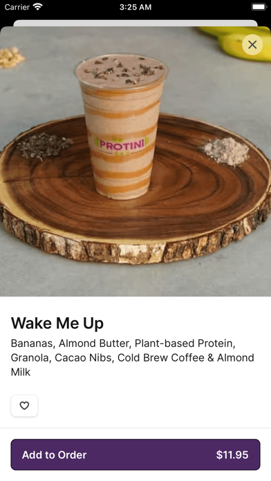 Protini iPhone screenshot 4 - Food & Drink app