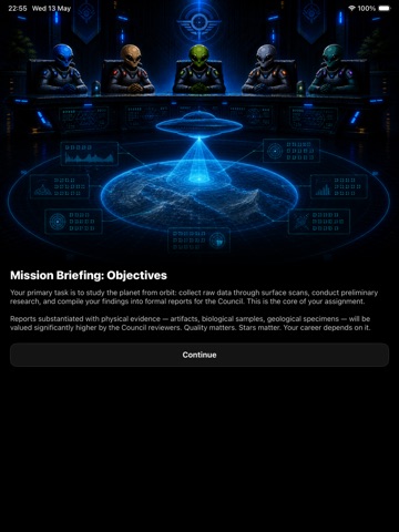 Alien Observer iPad screenshot