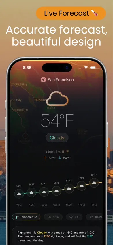 WeatherGlow - Local Forecast screenshot 2