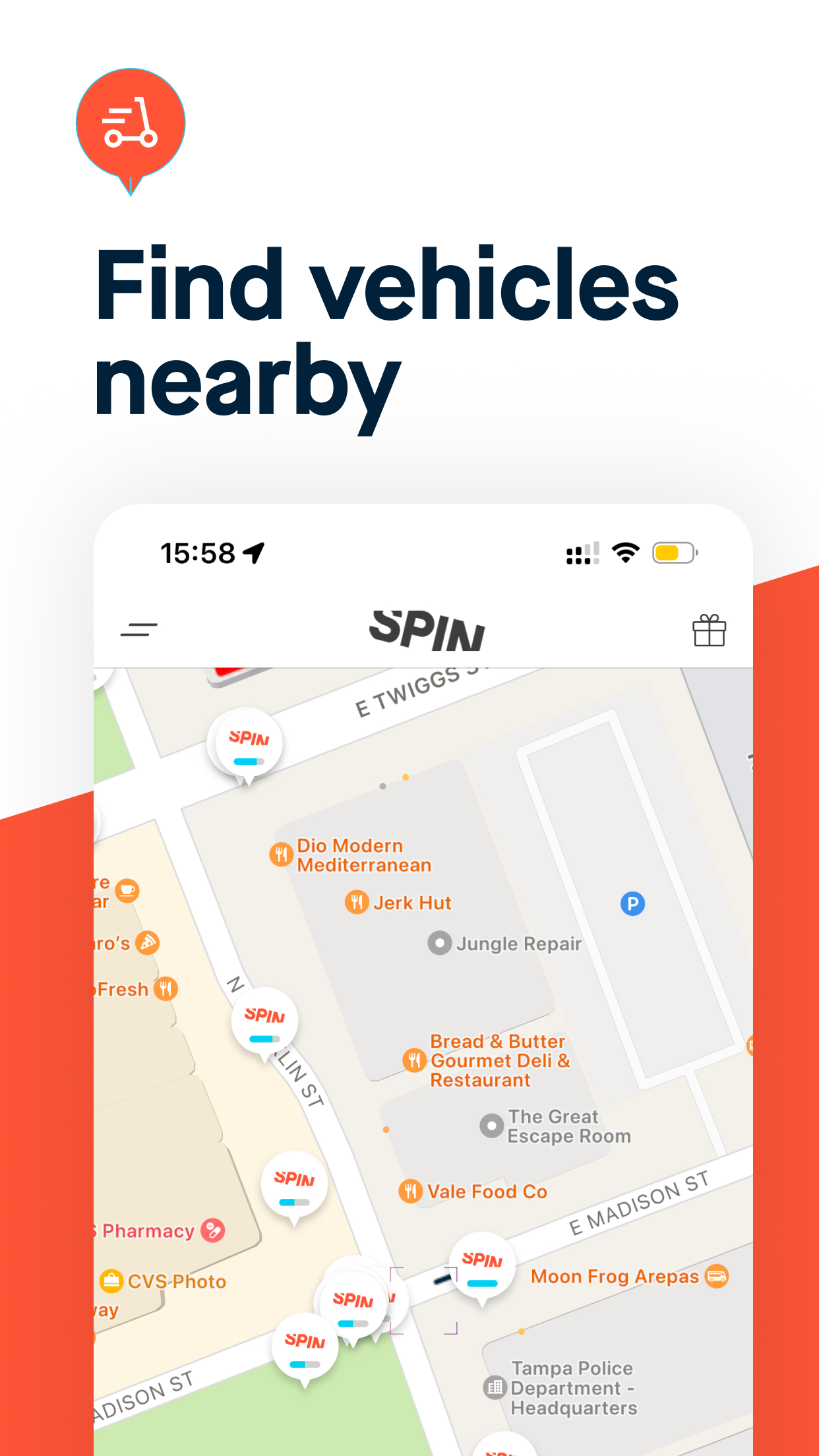 Spin — Electric Scooters screenshot 2