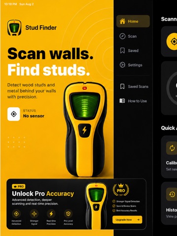 Stud Finder App: Wall Scanner iPad screenshot