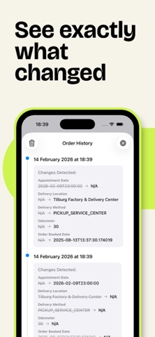 Delivery Status For Tesla screenshot