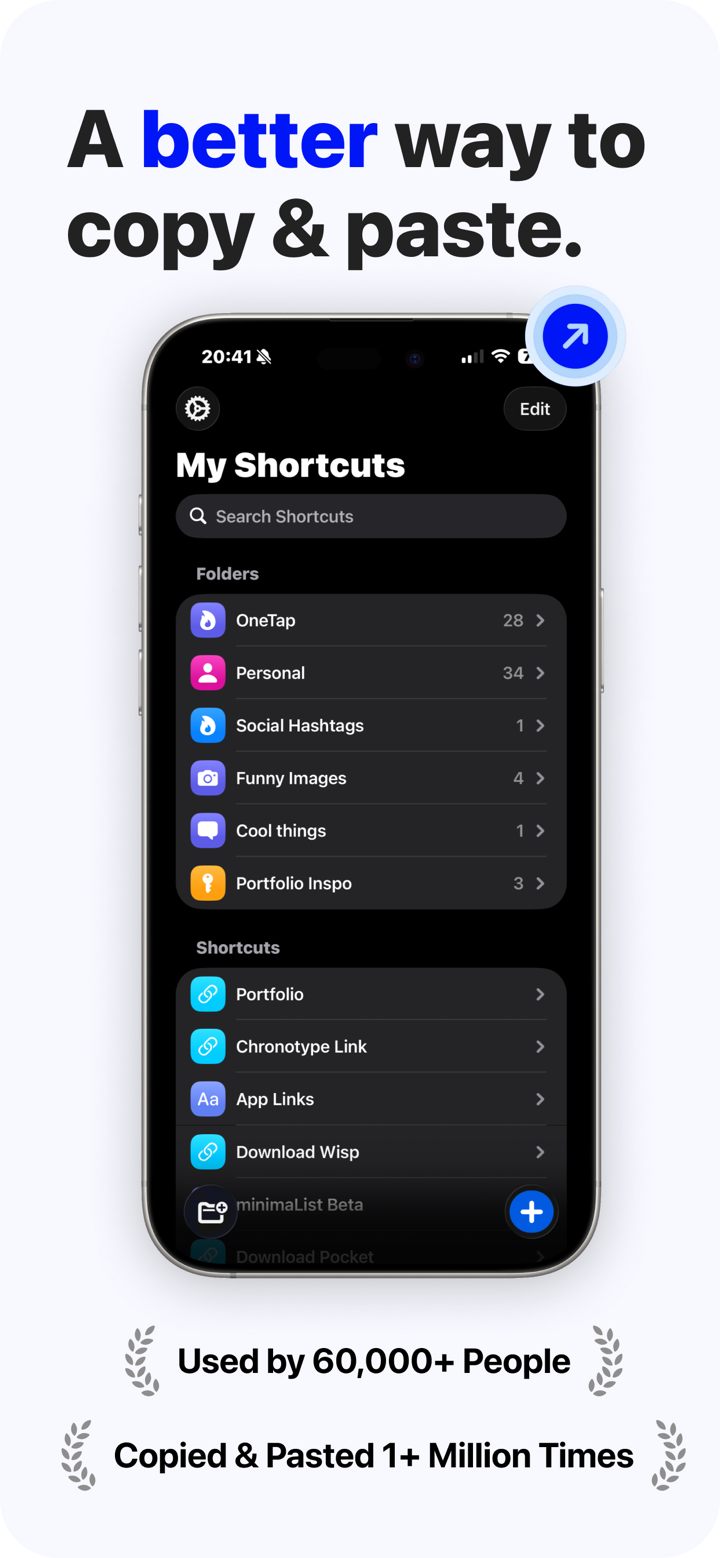 Clipboard Manager - OneTap screenshot 1