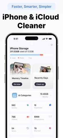 Snap Cleaner-AI Photo Cleaning iPhone screenshot