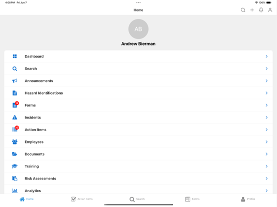 SafetyAmp iPad screenshot 3 - Business app