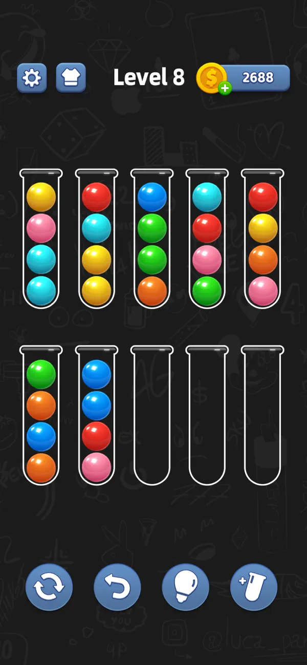 Screenshot #1 pour Ball Sort - Color Games