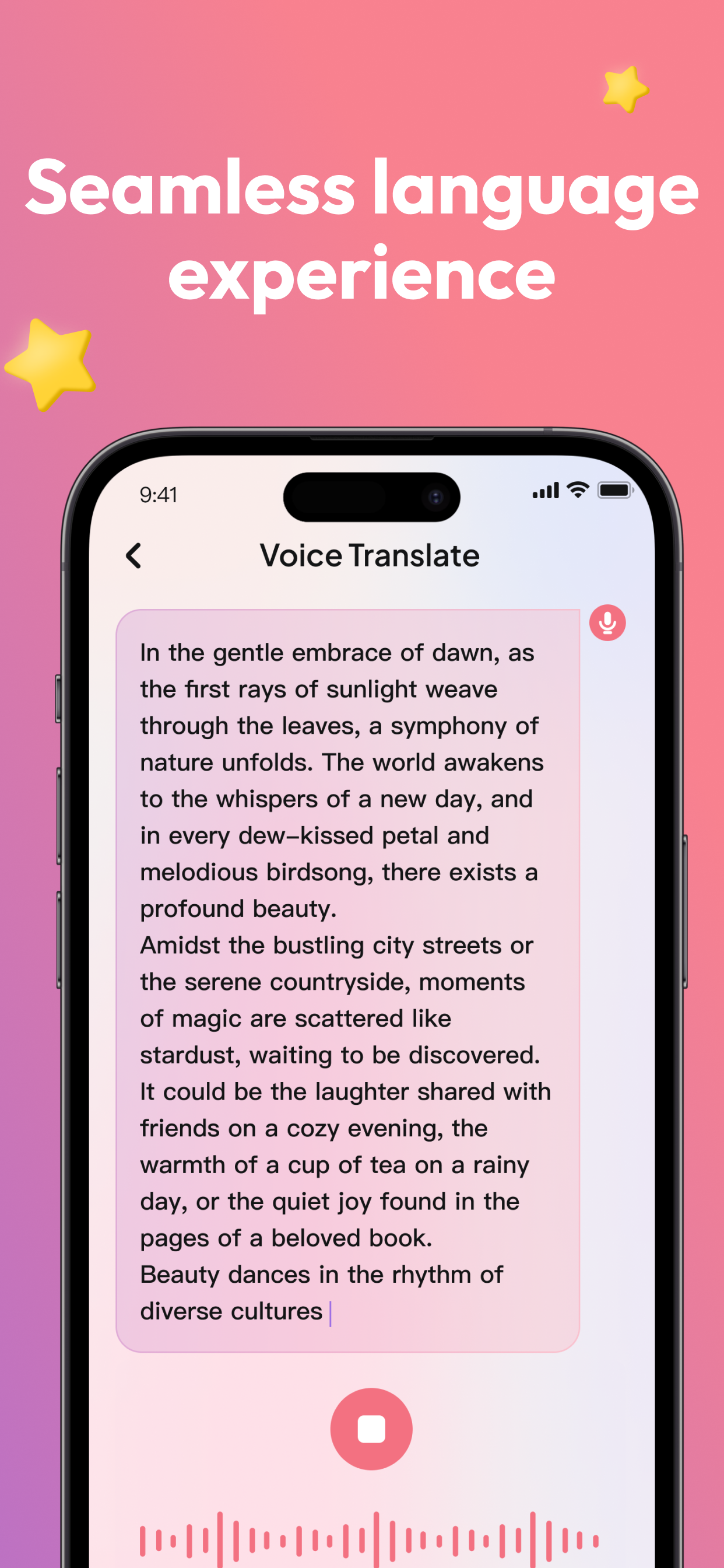 Word Flow-Translate Anything
