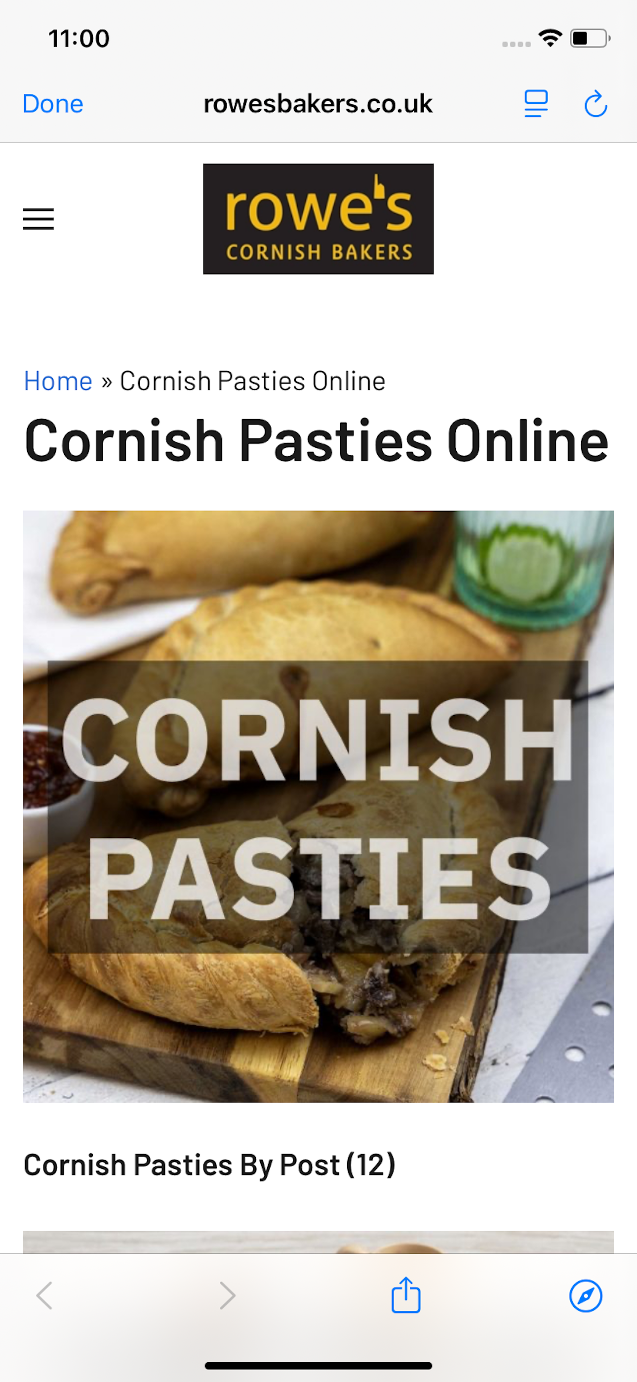 Rowe's Cornish Bakers