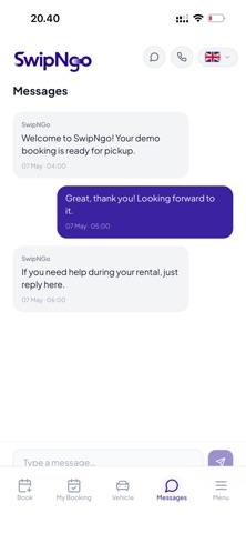 SwipNgo screenshot
