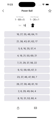 Pick Your Lucky Numbers screenshot