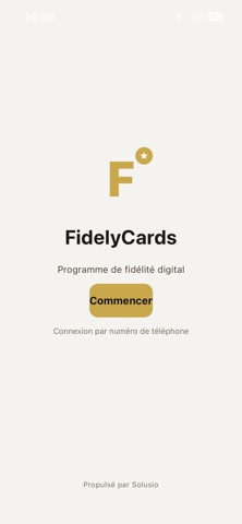 FidelyCards iPhone screenshot