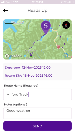App screenshot
