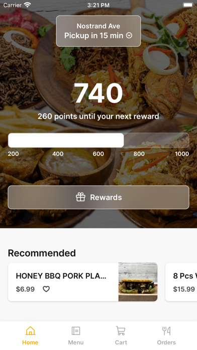 Blueline Fry Plantain To Go iPhone screenshot 1 - Food & Drink app