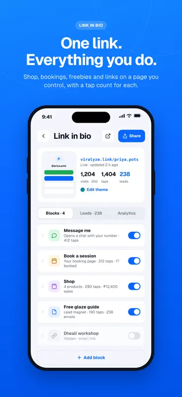 Viralyze: Auto DM & Creator OS screenshot 7 of 10