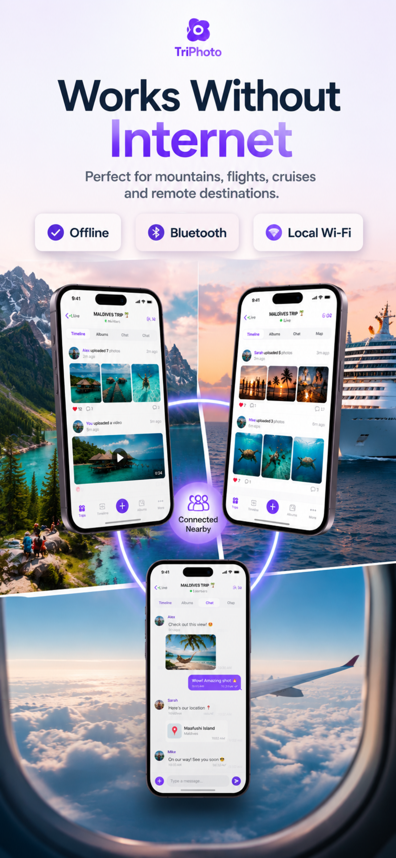 TriPhoto: Offline Group Albums screenshot 2
