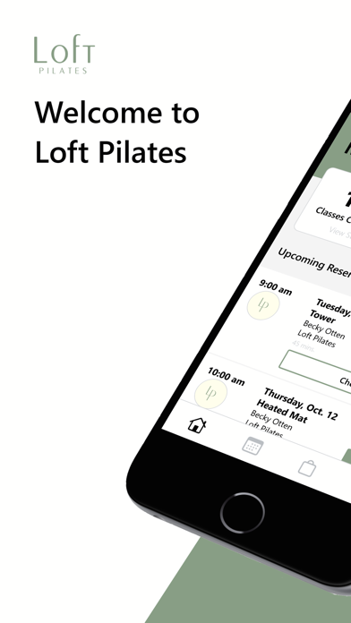 Loft Pilates Omaha iPhone screenshot 1 - Health & Fitness app