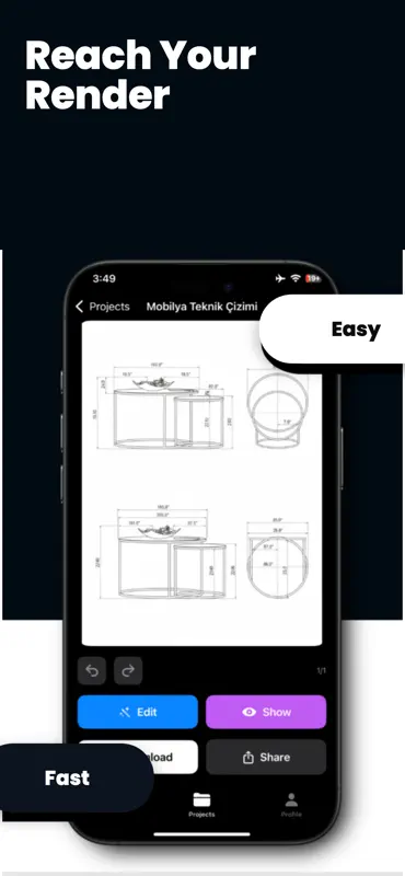 AI Render & Floor Plan: Tektra screenshot 3 of 5