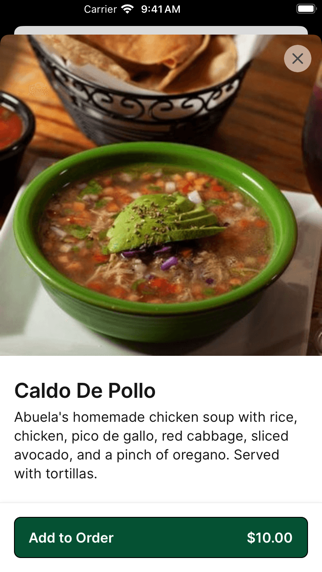 App screenshot