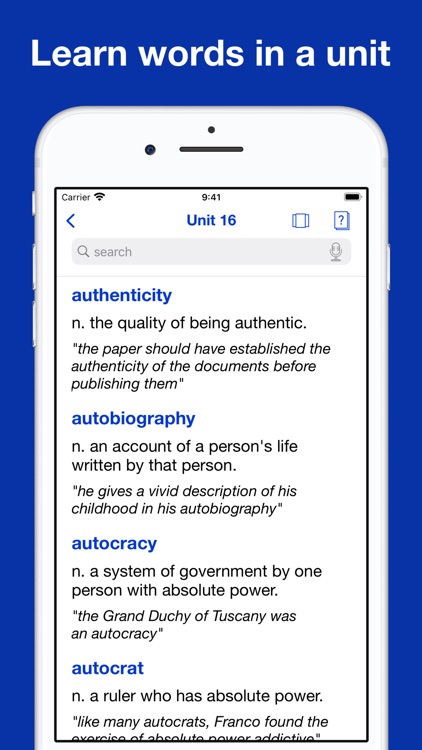 IELTS® wordlist flashcards screenshot-7