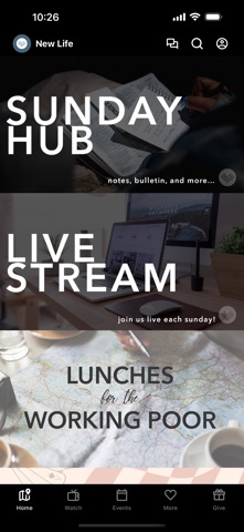 New Life Gardner app screenshot