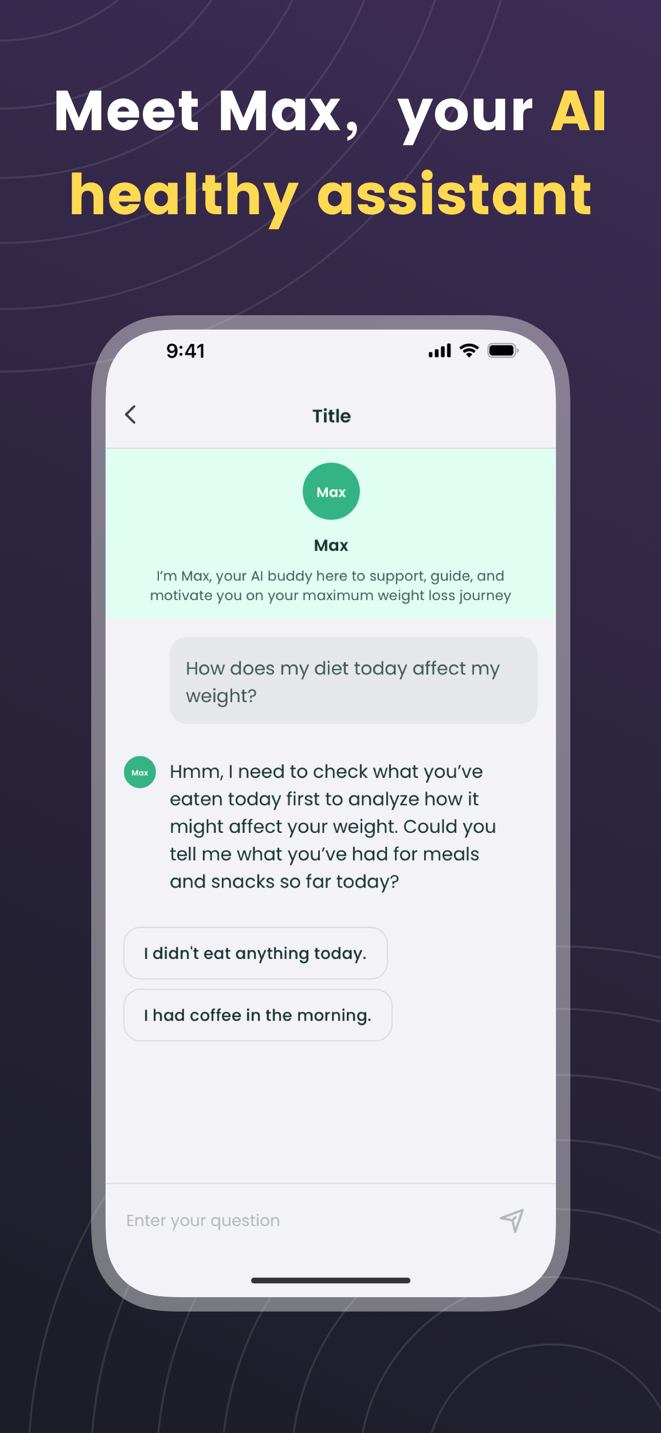 maxbud: AI  Health Tracking