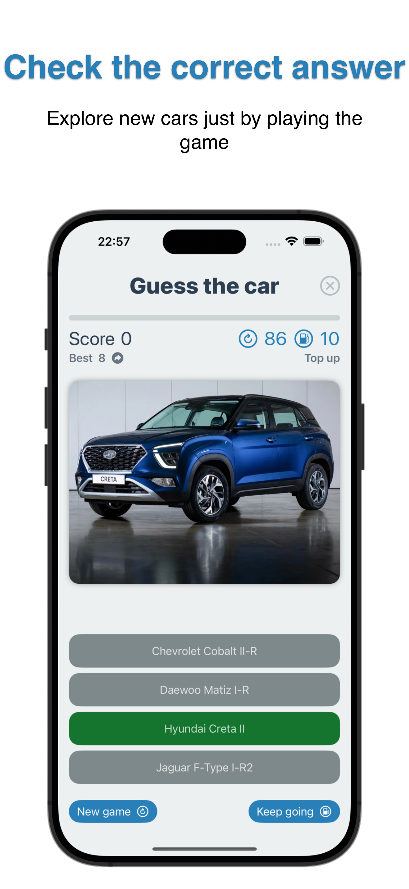 Guess the car Quiz Game