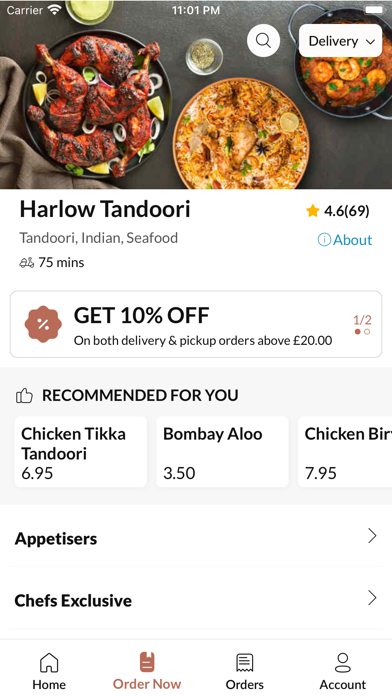 Harlow Tandoori Screenshot