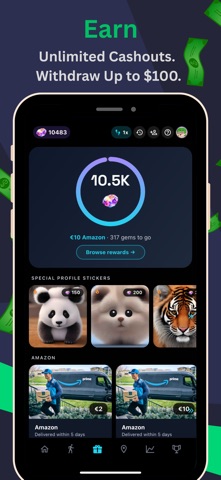 Reward Hunters: Walk and Earn iPhone screenshot