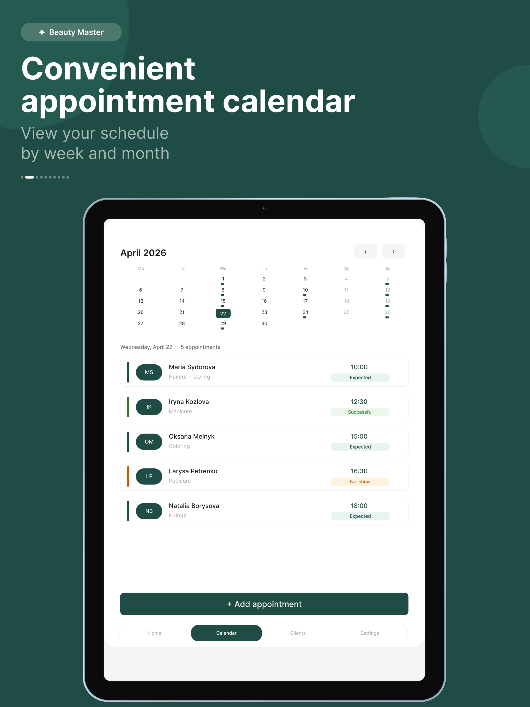Beauty Master Appointment screenshot 12