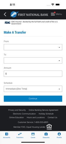 First National Bank Fulda Screenshot 6 of 7
