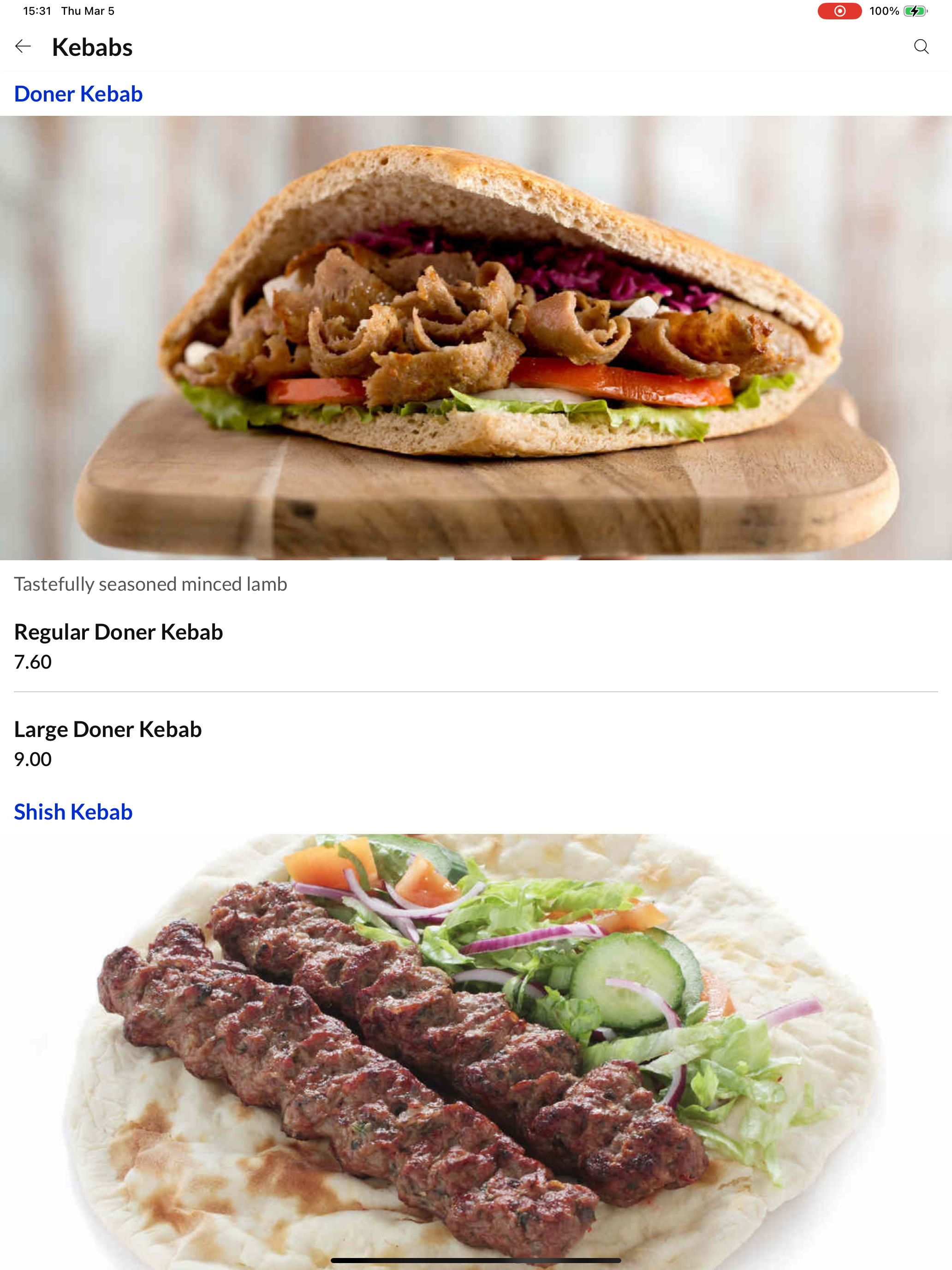 Wrexham Kebab Pizza. screenshot 7