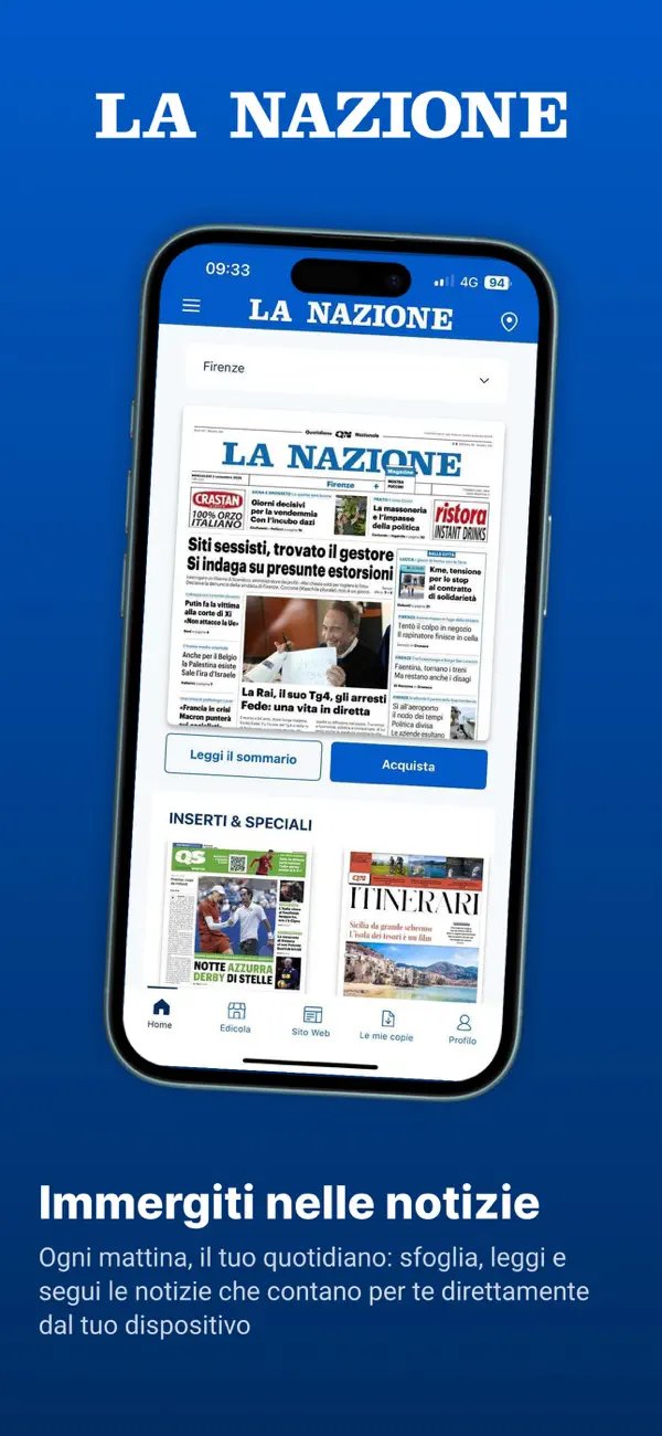 Screenshot #1 pour LA NAZIONE