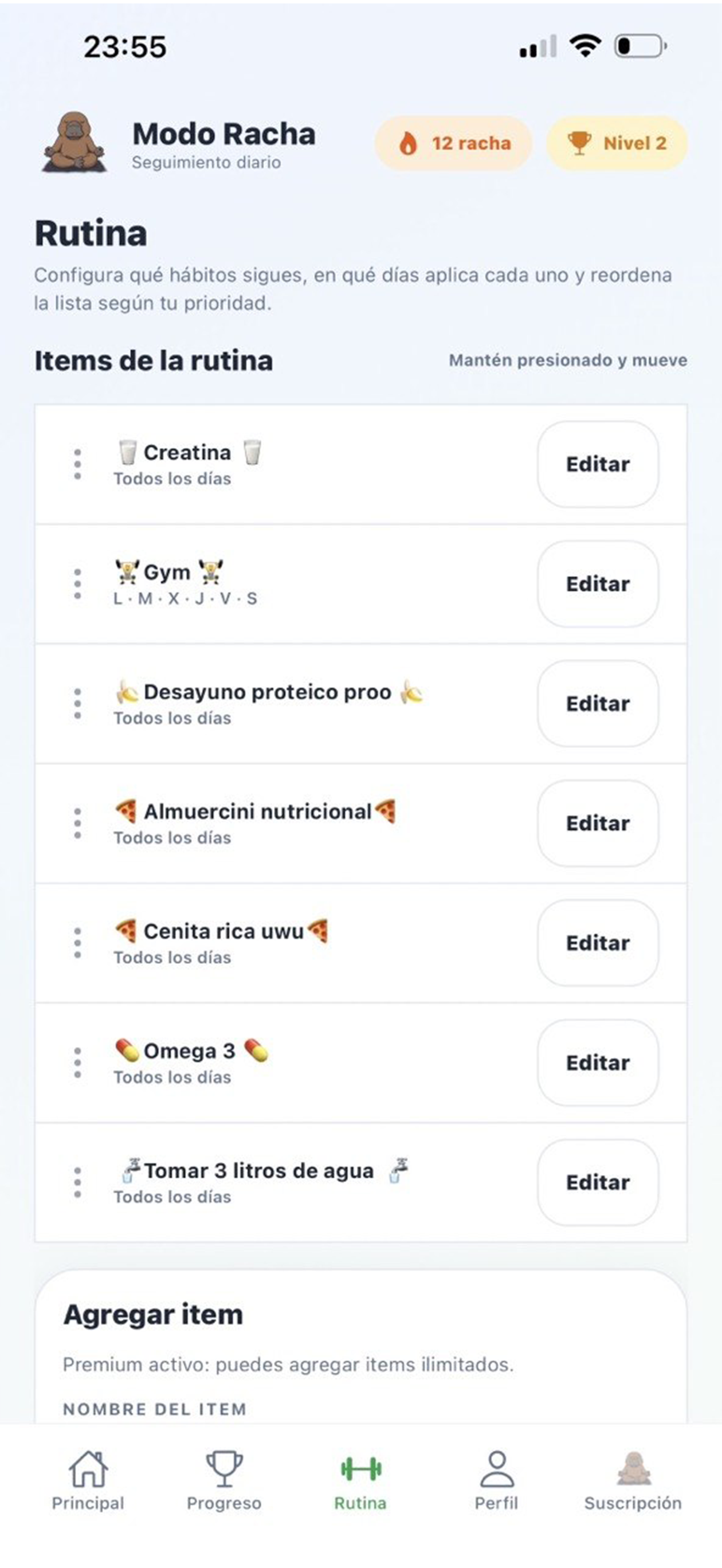 Modo Racha