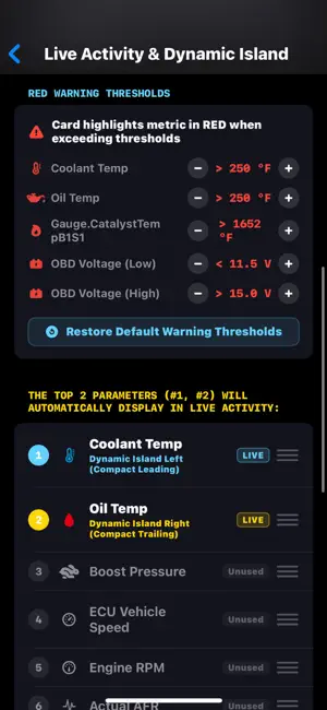 BimmerDash: OBD2 Gauge screenshot 3