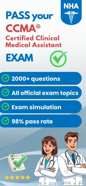 NHA CCMA Exam Prep Test 2026 screenshot 1