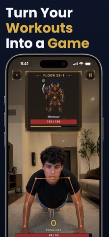 Push Up RPG Game - GymQuest Screenshot 1 of 5