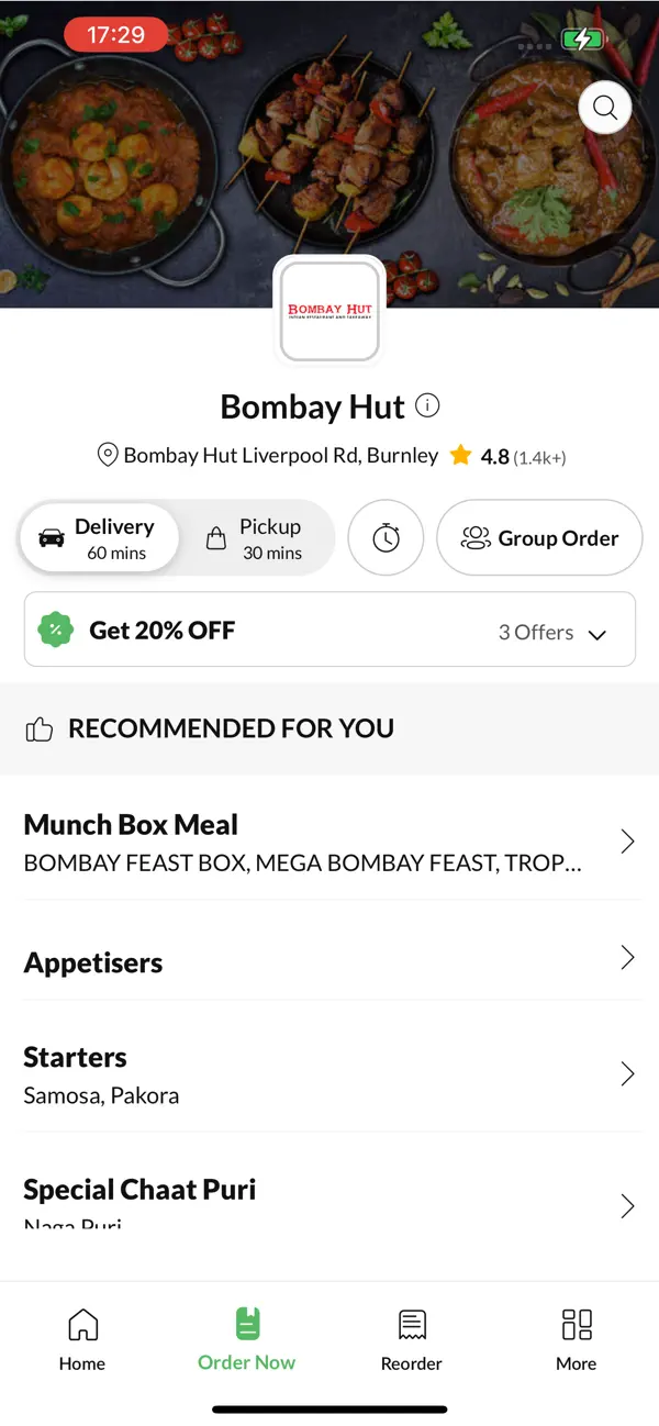 Screenshot #2 pour Bombay Hut.