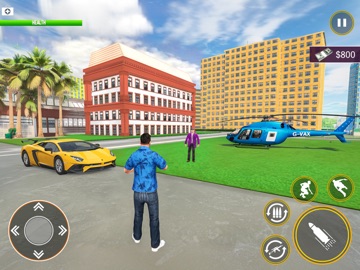 Vegas Gangster Crime Car Games iPad screenshot