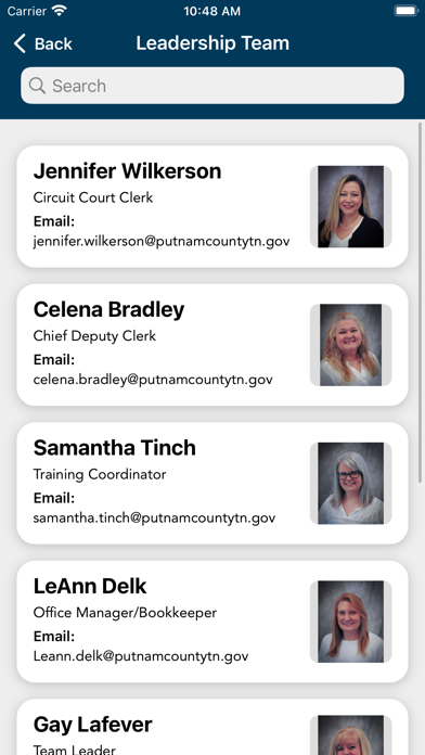 Putnam TN Circuit Court Clerk Screenshot
