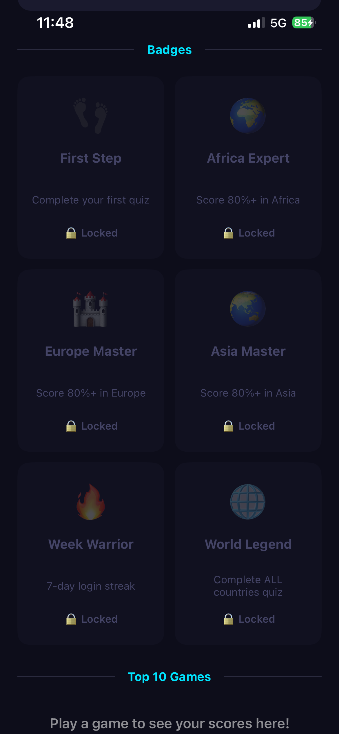 Countries Borders Quiz screenshot 8