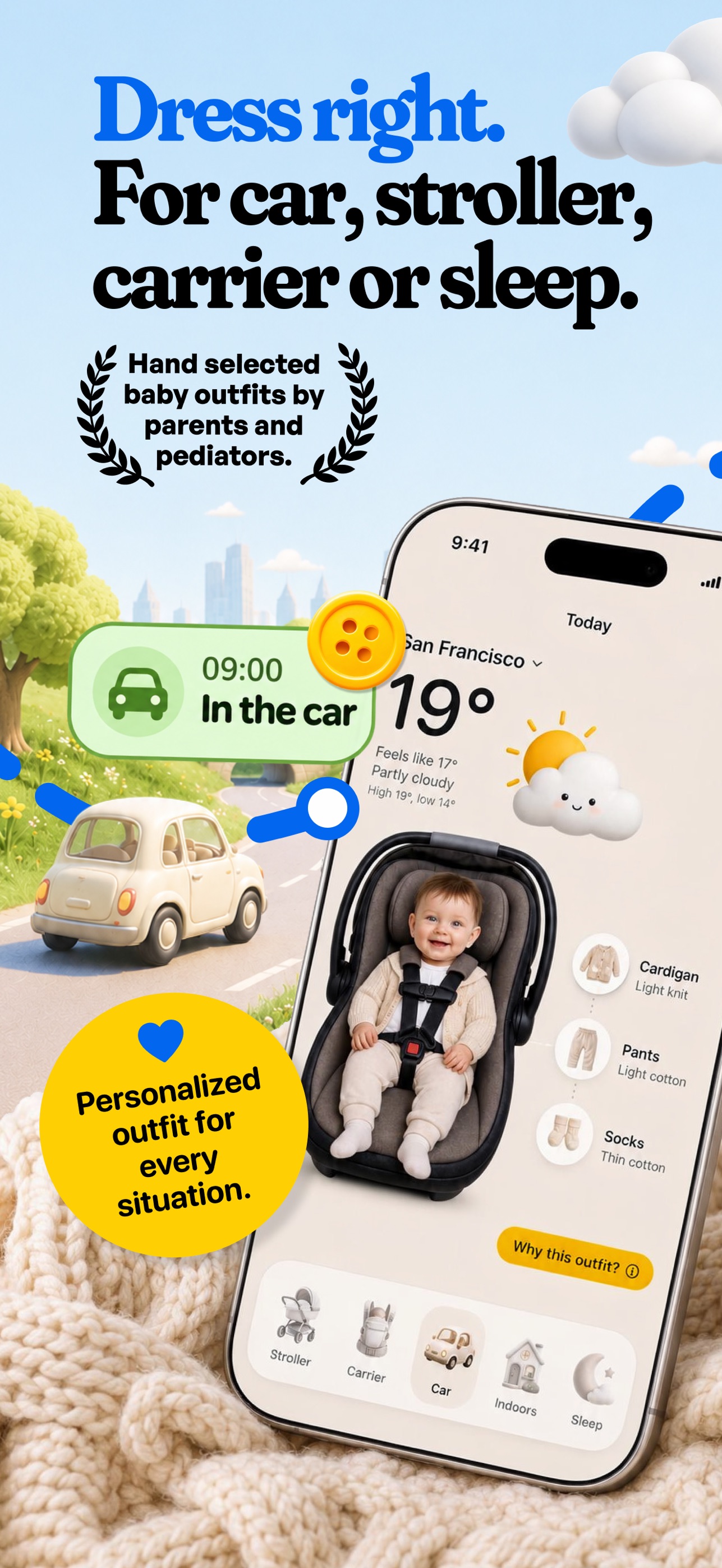Screenshot 2 of Button - Baby Weather & Outfit