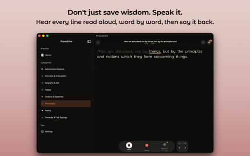 ProsoEcho: Learn by Heart screenshot 13