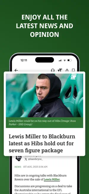 Hibs Observer screenshot 2