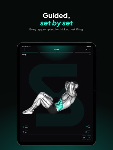 SatisFIT: Workout & Fitness iPad screenshot