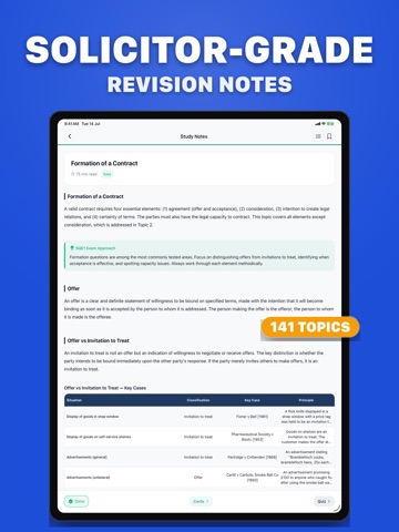 SQE1 Prep: FLK1 & FLK2 iPad screenshot