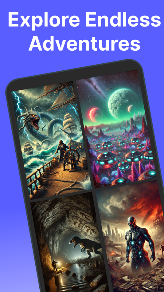 #1. AdventureAI: Text-based RPG (iOS) 由: Sonha Mason
