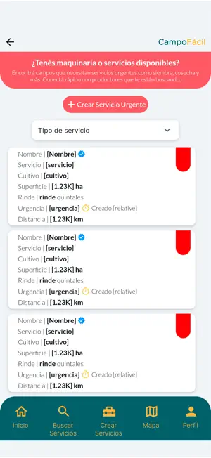 Campo Facil screenshot 2