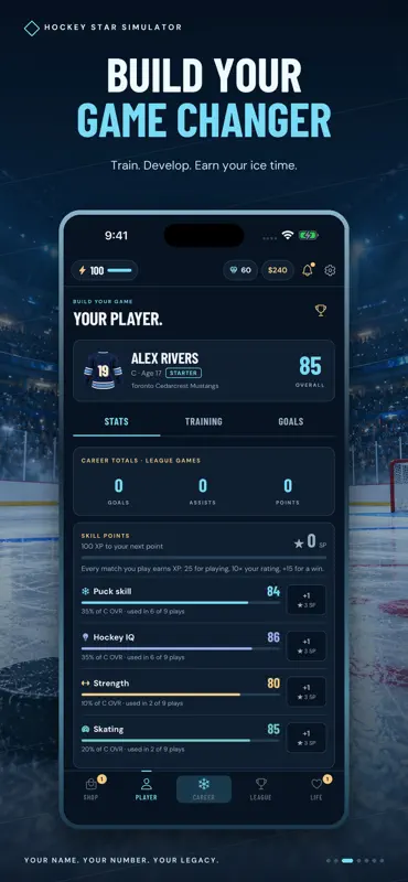 Hockey Star Simulator screenshot 3 of 7