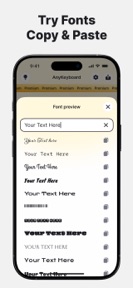 AnyKeyboard Fancy Fonts Emojis screenshot
